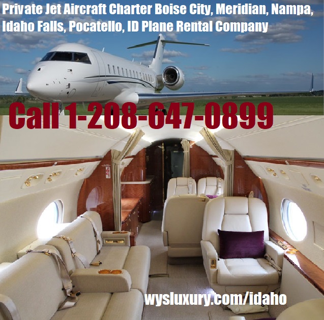 Private Jet Charter Boise ID Aircraft Plane Rental Company Near Me